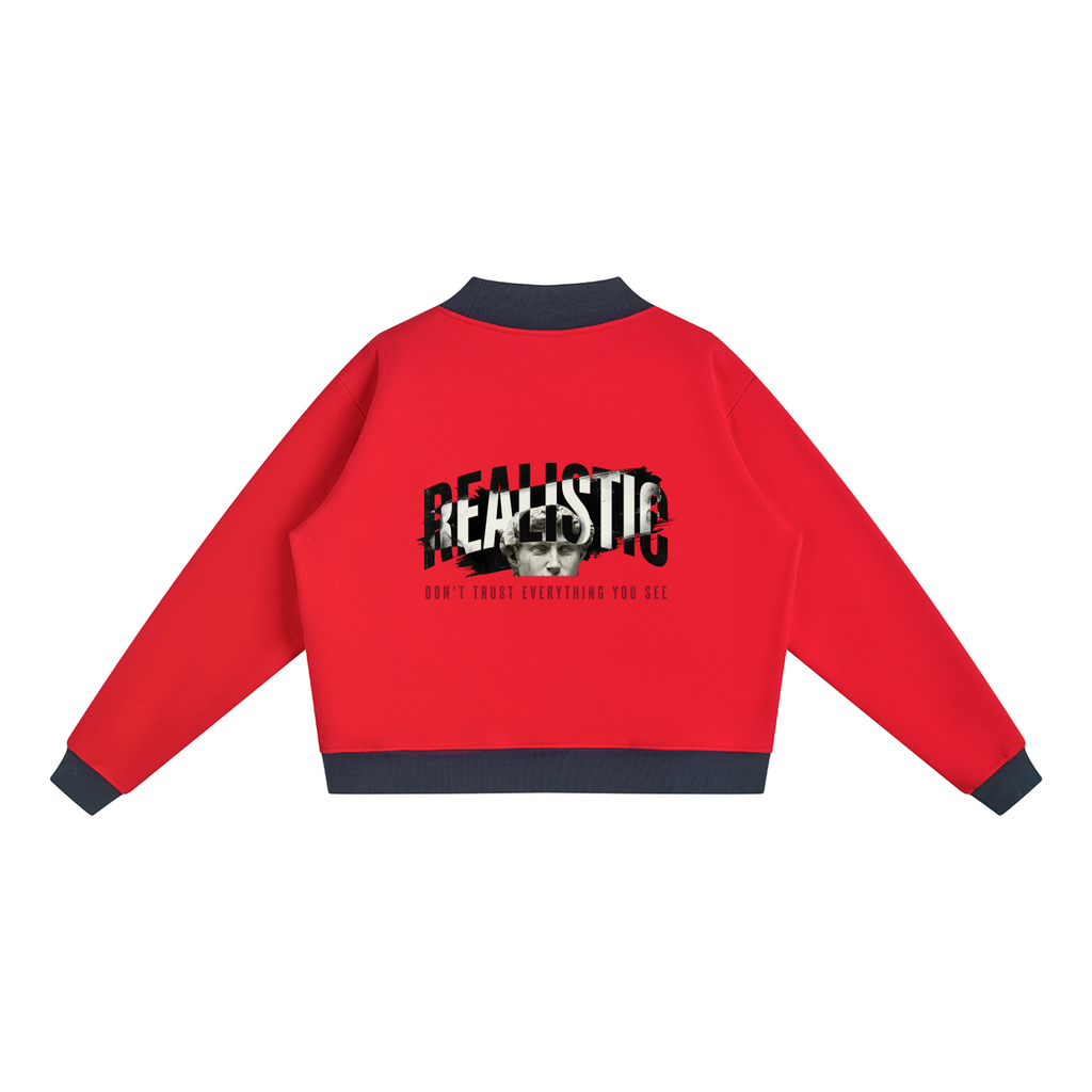 Women’s Mock Neck Crewneck Sweatshirt