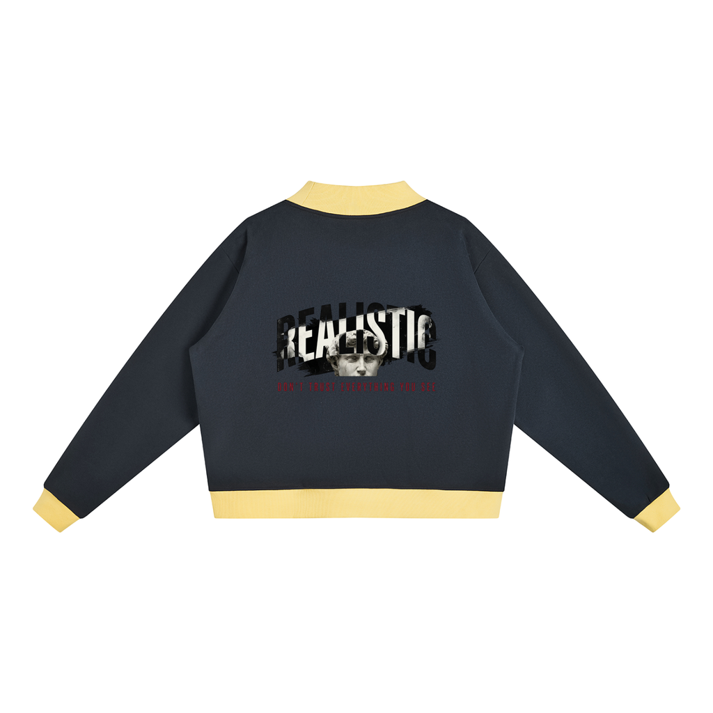 Women’s Mock Neck Crewneck Sweatshirt