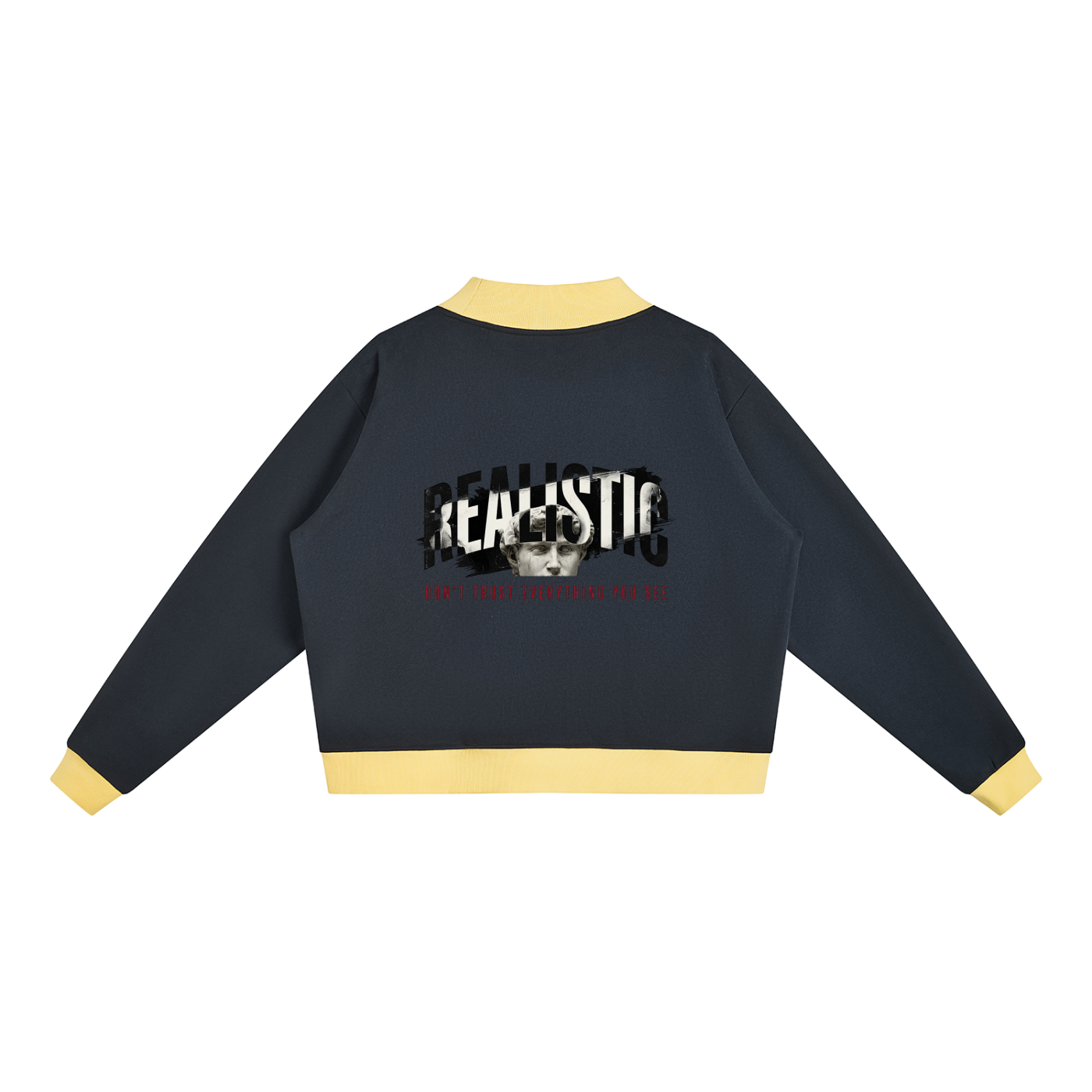 Women’s Mock Neck Crewneck Sweatshirt