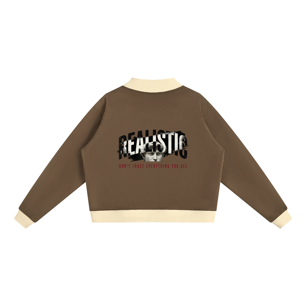 Women’s Mock Neck Crewneck Sweatshirt