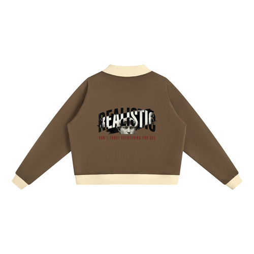 Women’s Mock Neck Crewneck Sweatshirt