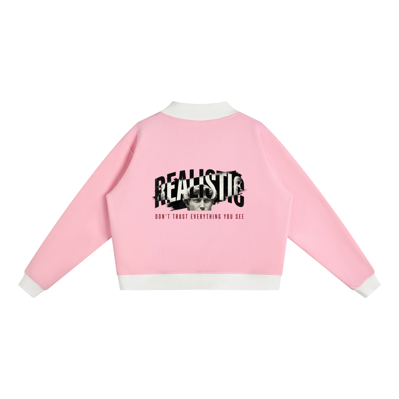 Women’s Mock Neck Crewneck Sweatshirt