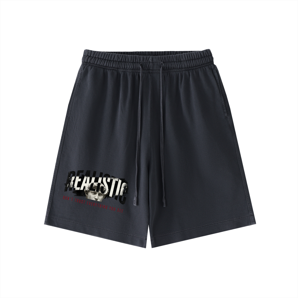 Vintage Wash Cotton Shorts