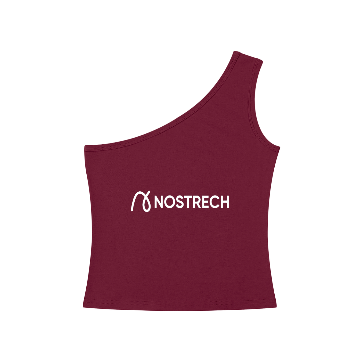 Women's One-Shoulder Crop Tank Top